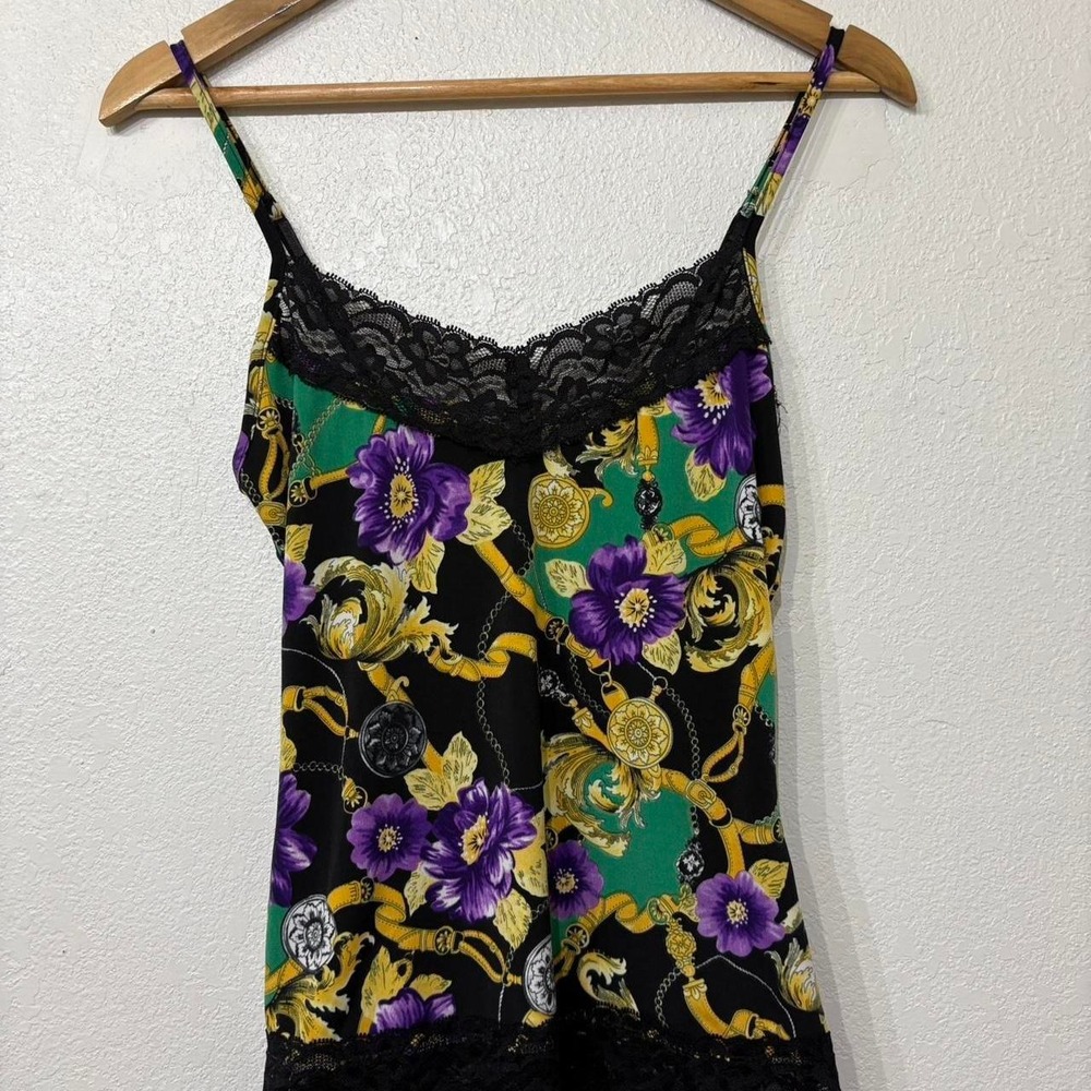 cache floral lace cami top